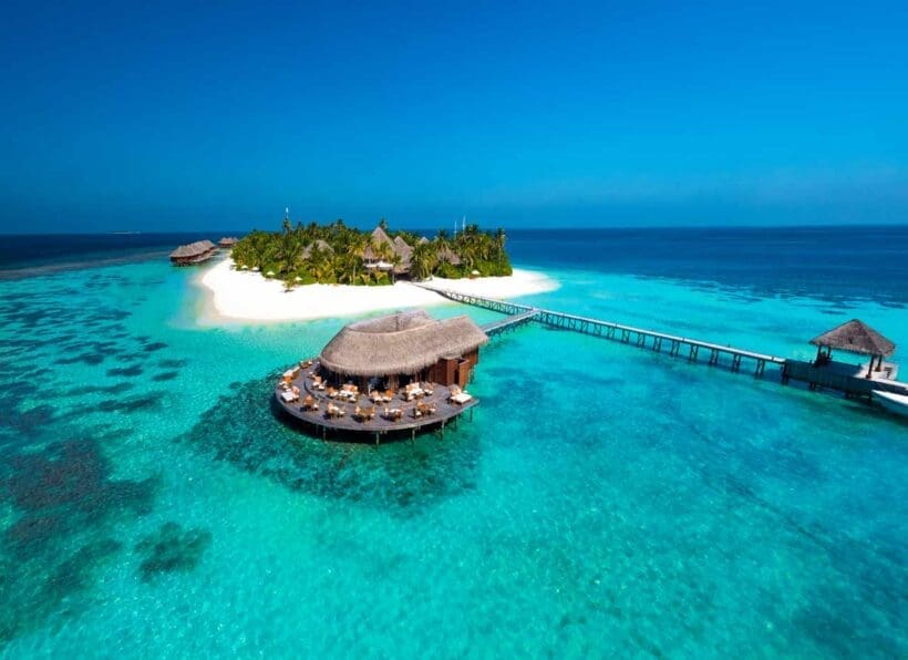 Mirihi Island Resort Aerial 3