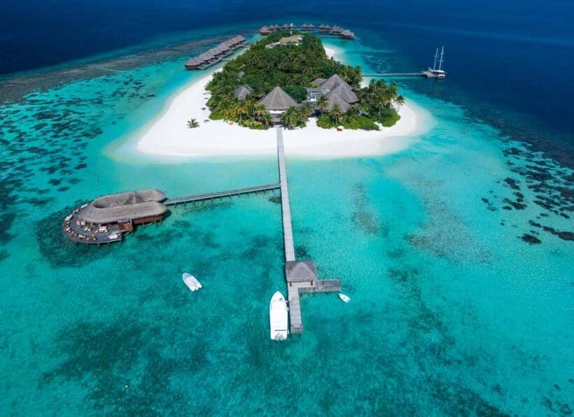 Mirihi Island Resort Aerial 4