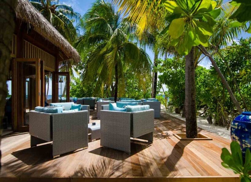Mirihi Island Resort Anba Bar Terrasse
