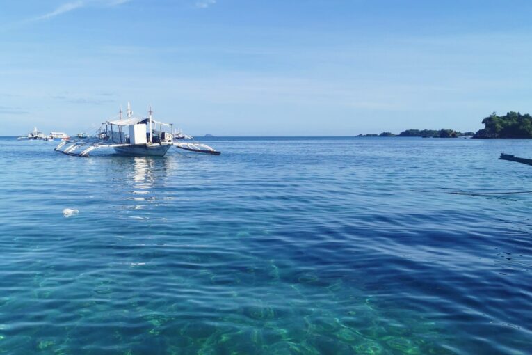 Boot Malapascua Tauchen Boot Malapascua Tauchen, Reisebericht Philippinen, Blau, Wasser, schön